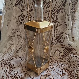 Vintage Swiss Harmony Inc. Music Box Bottle With Handle